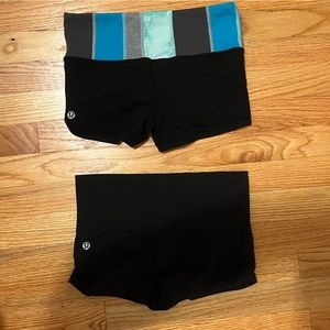 Lululemon shorts. Used but minimal wear. Size 4.